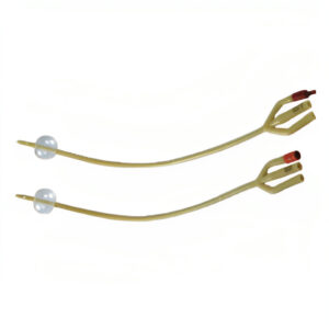 Latex Foley Catheter Three-Way (Silicone Coated)