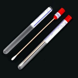 Swab with Wooden Applicator