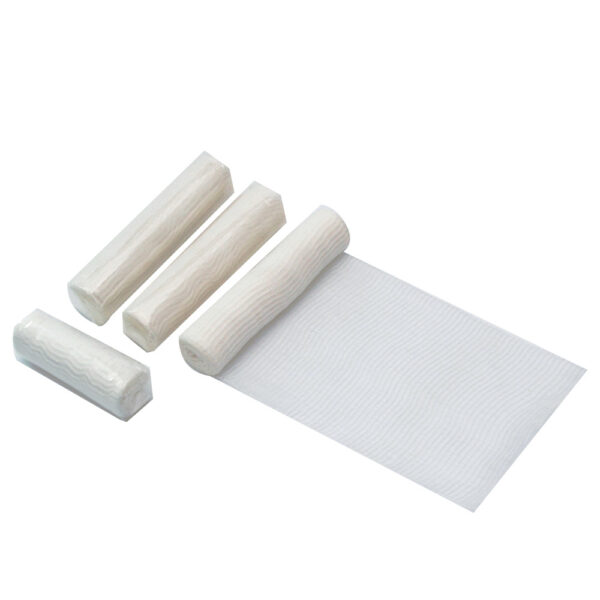 Gauze Bandage Roll with Woven Edge