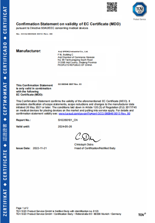 CE Certificate