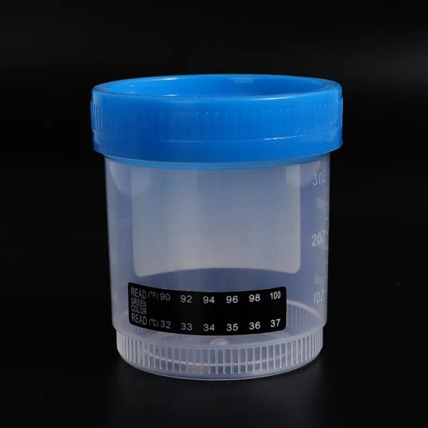 90ml Sterile Urine Collection Container (with or W/O Temperature Strip) - Image 3