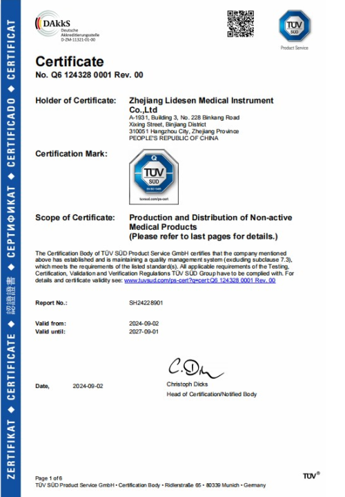 ISO13485 Certificate